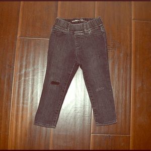 Gap Toddler distressed jegging.